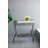 32x15x31" Maggie Galvanized Tray Table Accent Table