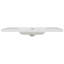 Lavabo en résine 48 po pour meuble-lavabo, lavabo de salle de bain avec 3 trous de robinet, comptoir de meuble-lavabo seulement, blanc éclatant