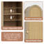 Armoire de rangement étroite de 70 po de hauteur pour salle de bain, salon, cuisine-2015455187