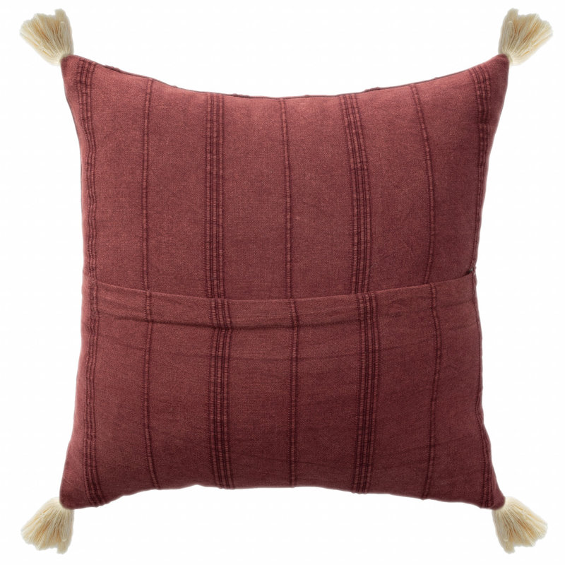  Coussin décoratif à pampilles, Bourgogne
