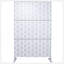 Écran d'intimité extérieur et intérieur en métal 76 H x 48 W, séparateur décoratif autoportant pour terrasse, balcon, patio et jardin-114730151