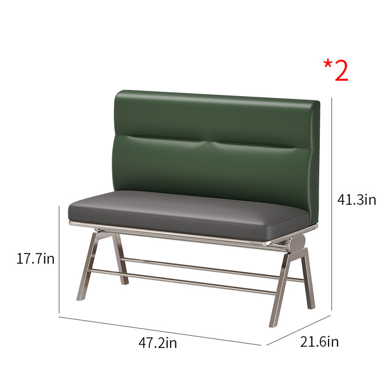 Banc rembourré en similicuir Hot Pot