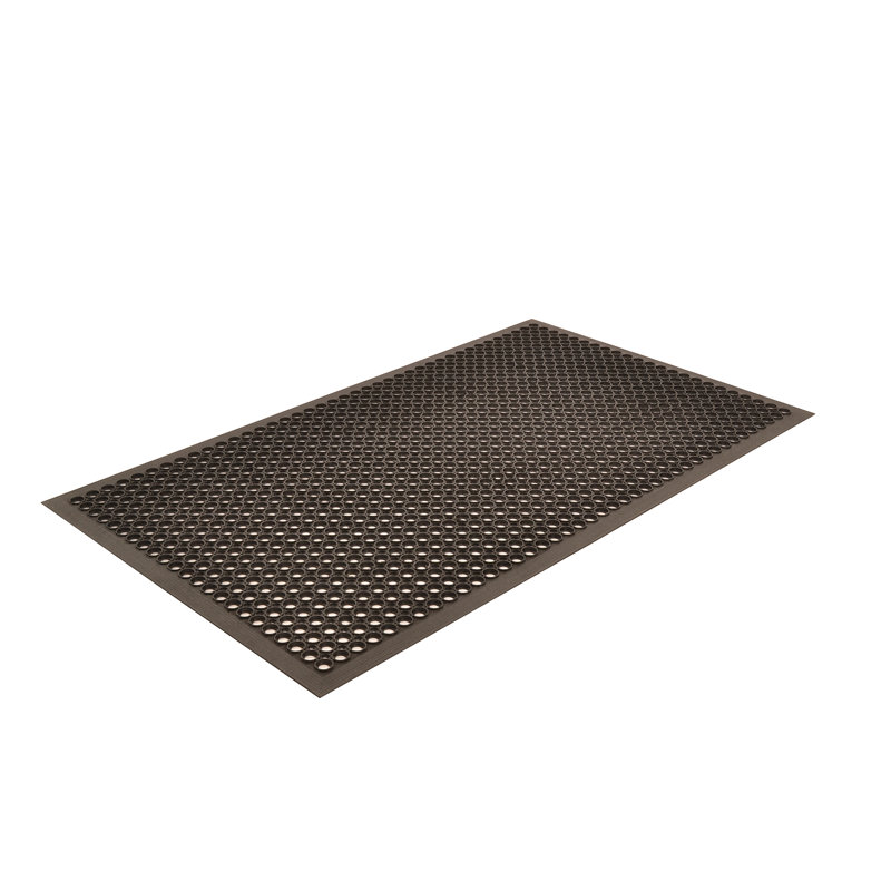 Tapis utilitaire Sanitop, Noir, Tapis de couloir : 3 pi x 10 pi