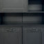 Armoire de buanderie autoportante avec portes et tablette