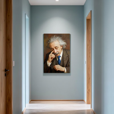 Fashion Albert Einstein Portrait Canvas Print