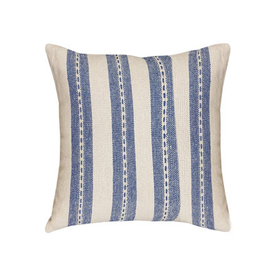 Coussin décoratif intérieur / extérieur à rayures