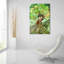 Art mural en verre Winston Porter «Turtle Dove Tree» par Carol Cavalaris-1583829645