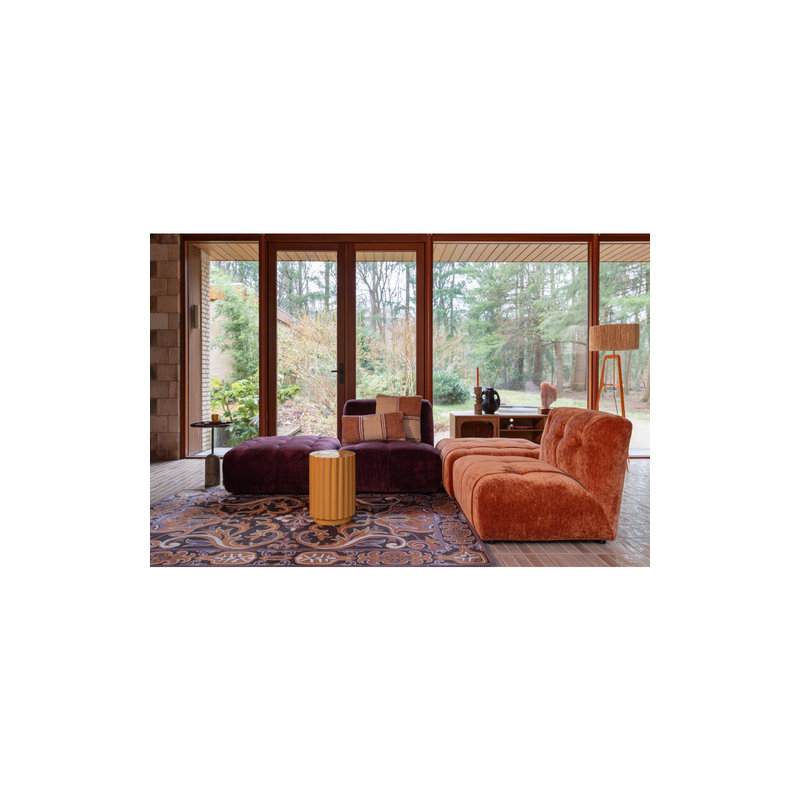 Afra Tripod Floor Lamp, Orange