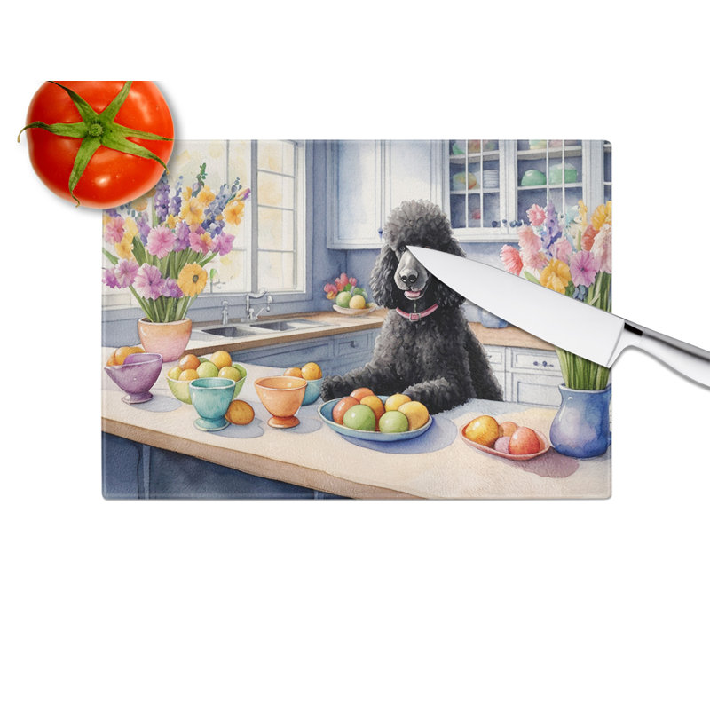 Decorating Easter Tempered Glass Cutting Board