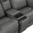 Anjelia Zero Wall Power Reclining Loveseat W/ Console-1488624623