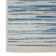 Poyen Abstract Machine Woven Area Rug in Blue