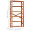 Tunnel 180 cm H x 100 cm W Solid Wood Etagere Bookcase