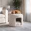 Repose-pieds pour animaux de compagnie avec coussin amovible