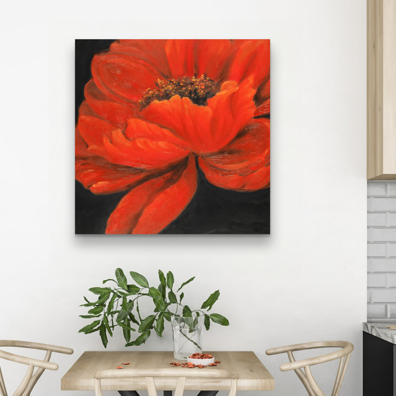 petal flower - 32"x32" art on canvas