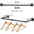 Areefa 38.4'' Iron Industrial Pipe Clothing Rack