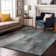 Premium Machine Washable Cerrito AMF567 Teal Rug