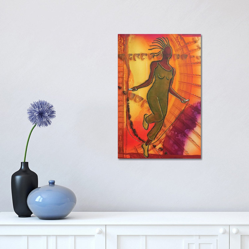 «The Workout» par Fred Odle - impression sur toile tendue, H 18 po x l 12 po x 1,5 po