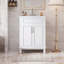 Meuble-lavabo moderne 24 po avec lavabo supérieur-117981636