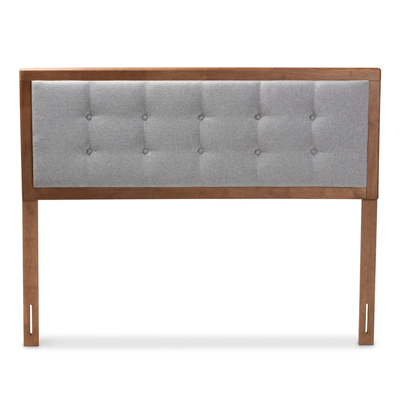 Tête de lit tapissier Kintzel, Gris clair, Grand