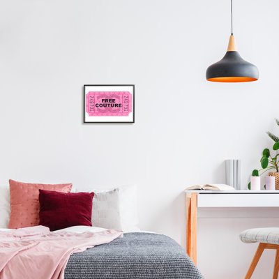" Free Couture Pink Ticket Stub " by Lil' Rue