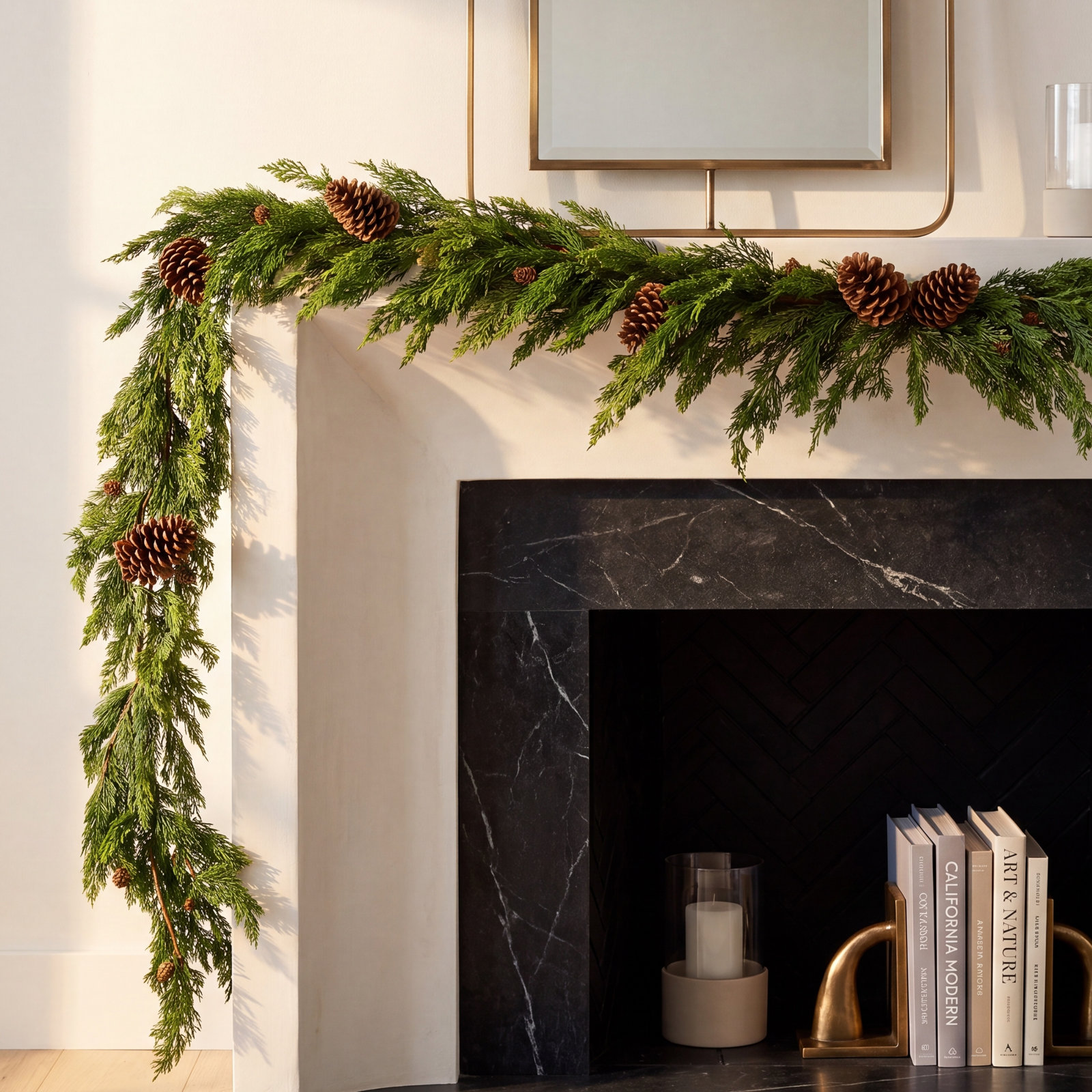62" Cypress Christmas Garland