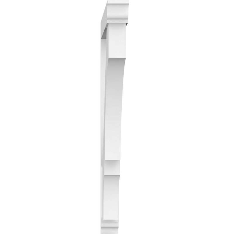 Support standard en PVC de qualité architecturale avec extrémités traditionnelles Balboa, H 36 po x l 3 po x P 36 po