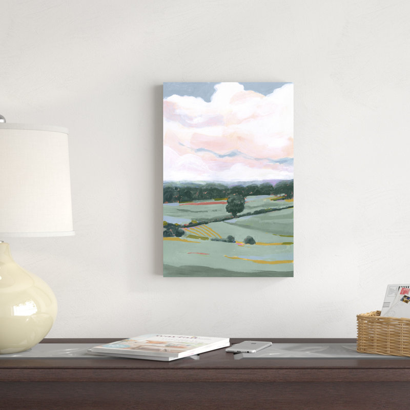 " Pastel View I ", 18" H x 12" W x 1" D
