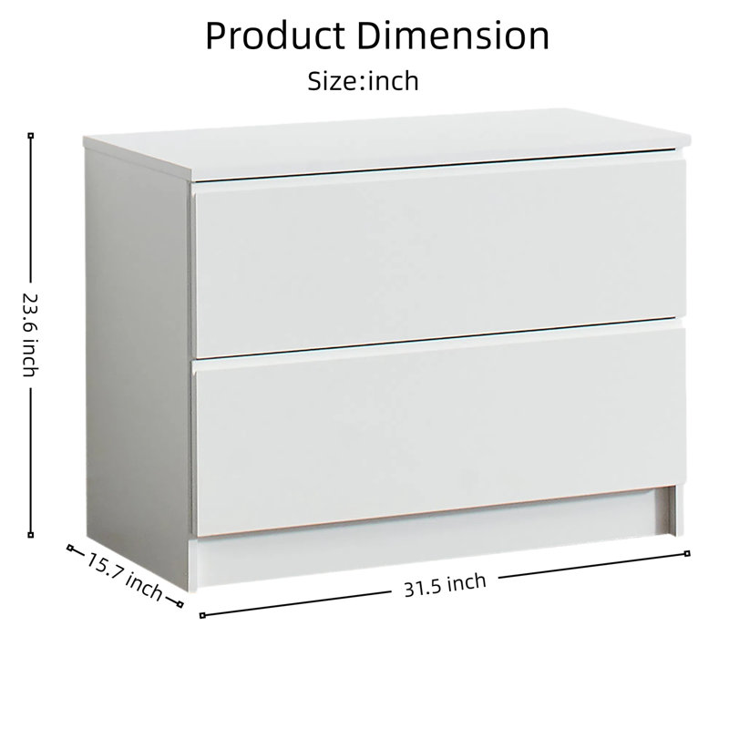 Système d'organisation en bois Devi Oak, Blanc