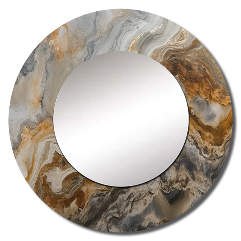 Miroir mural Parissa, 36 po x 36 po, Rond