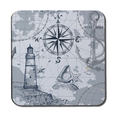 Square 6 Piece Coaster Set