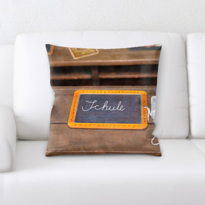 School Throw Pillow