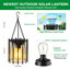 Lanternes solaires d'extérieur imperméables, lanternes lumineuses suspendues lumineuses d'extérieur améliorées, lanternes solaires d'extérieur en métal décoratives, lanternes solaires suspendues pour patio, jardin, décoration de mariage-121543817