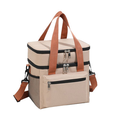 Sac isotherme pour bouteille d'eau avec double couche imperméable pour bouteille de lait Bento et boîte à repas