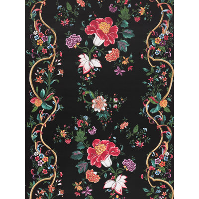 The MET x The House of Scalamandre Camellia Trellis Wallcovering