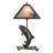 21.5" High Leaping Trout Table Lamp