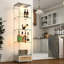 Vitrine moderne en verre avec tiroir-1279552513
