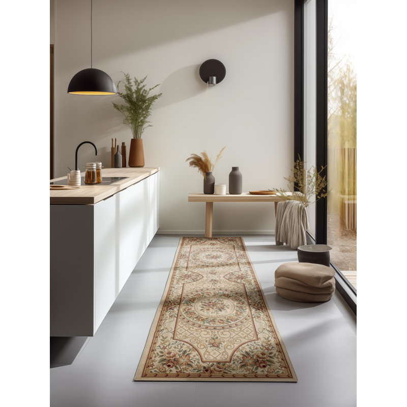 Adraskan Oriental Area Rug, Runner 80 x 240cm
