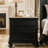 Ben Four Piece Queen Size Bedroom Set, Transitional Style, Black, Bronze-109423077