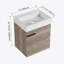 Meuble-lavabo 18 po avec comptoir, petit meuble-lavabo et lavabo