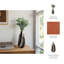 Vase en terre cuite fabriqué à la main - décor décoratif moderne en céramique avec motif texturé-1597789407