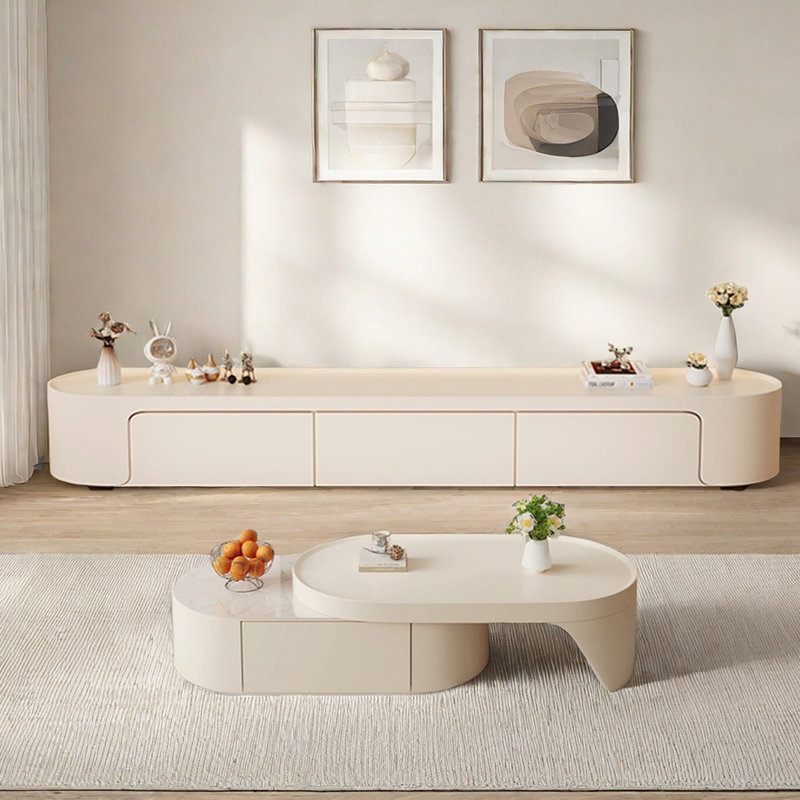 Meuble télé et table basse style français