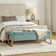 Shanieka 55.3'' W Modern Upholstered Flip Top Storage Bench with Button-Tufted and Metal Foots