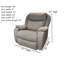 Fauteuil inclinable mural Hercules-106060249