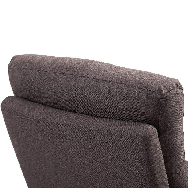Fauteuil inclinable électrique pour personnes âgées, fauteuil inclinable électrique avec télécommande, Brun