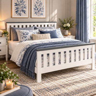 Solid Pine wood Shanghai Marcus Bed Frame