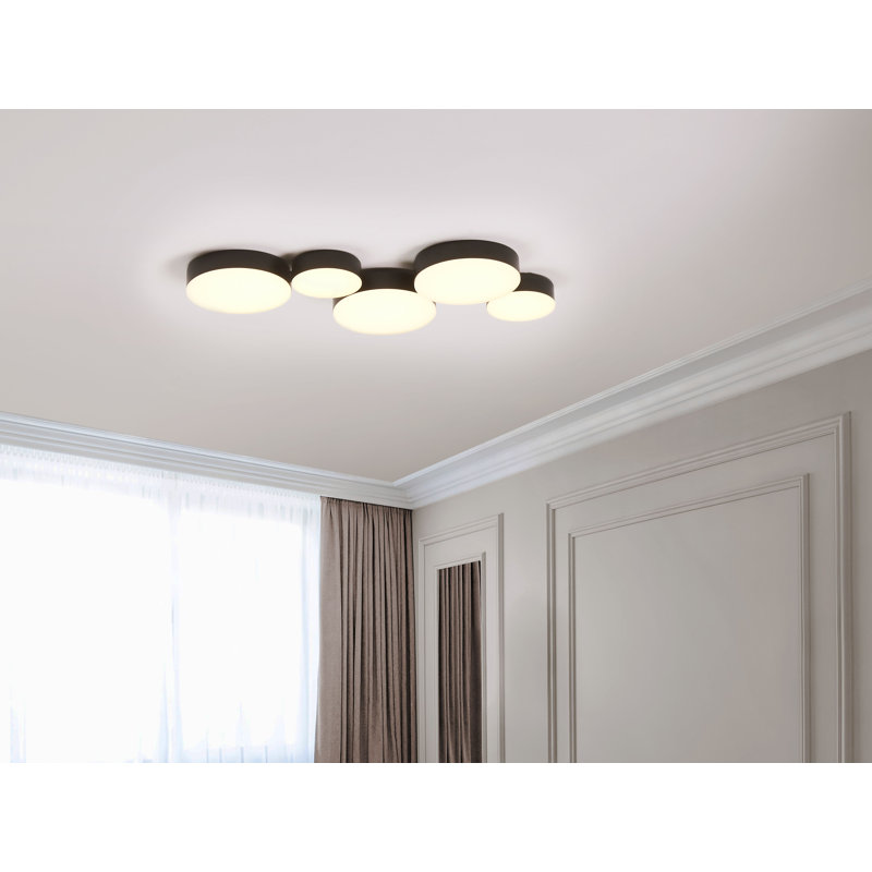 Avinveer LED Flush Mount, Black