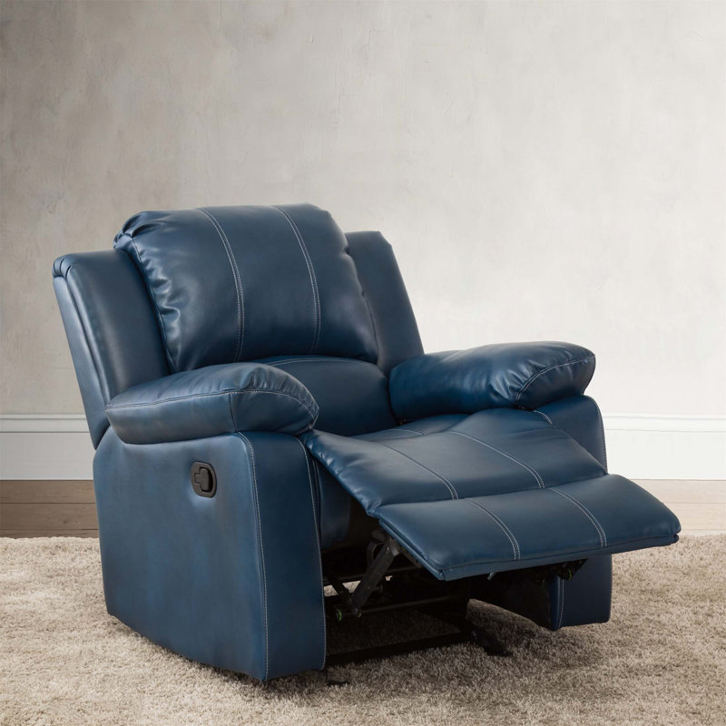 Fauteuil inclinable en cuir Charlotte en cuir avec fonction coulissante et inclinable Charlotte pour un confort ultime