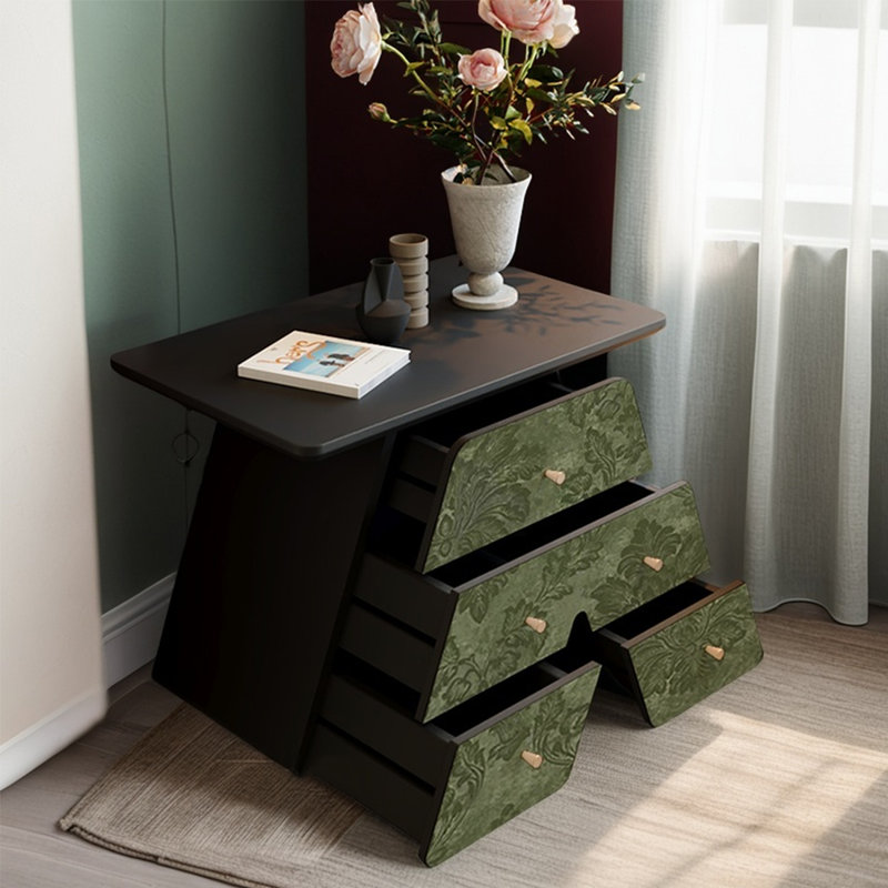 Multi-functional living room drawer accent cabinet