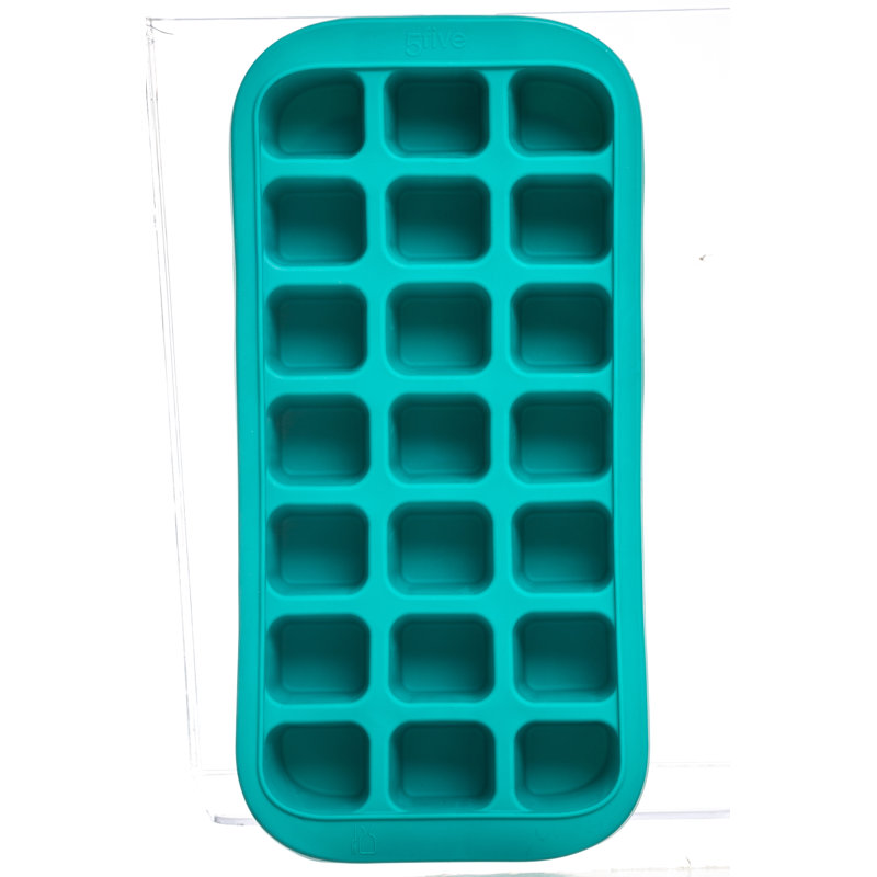 21 Hole with Base Ice Cube Tray, Blue