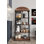 Support à café moderne en noyer de 27,2 po x 55,1 po x 13,4 po | 100% panneau de fibres à densité moyenne avec pieds en kraft comprimé | Finition brune élégante pour le salon et le bureau, design industriel, solution de mobilier durable et fonctionnel